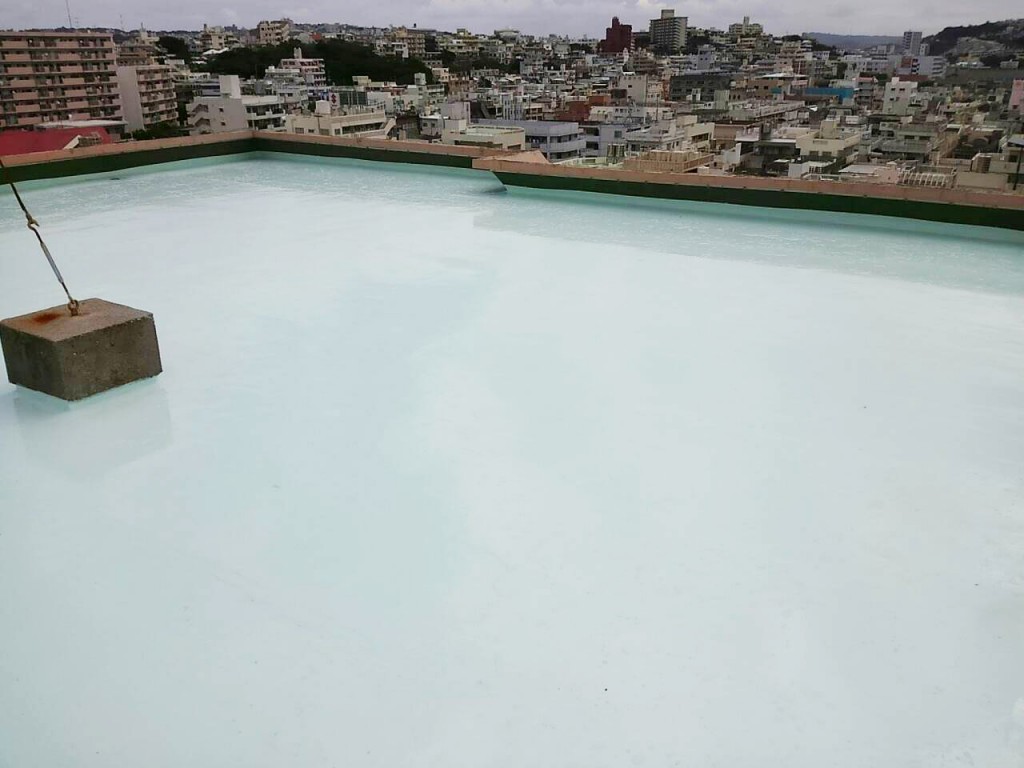 屋上遮熱防水工事を行いました